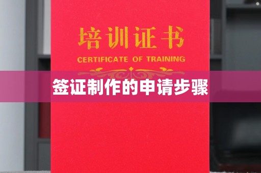 顺城签证制作的申请步骤