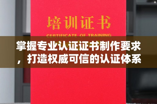 顺城掌握专业认证证书制作要求，打造权威可信的认证体系