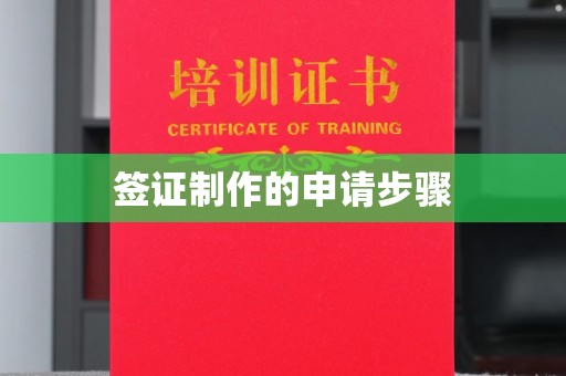 顺城签证制作的申请步骤
