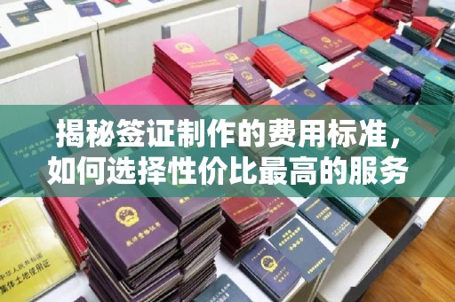 顺城揭秘签证制作的费用标准，如何选择性价比最高的服务？