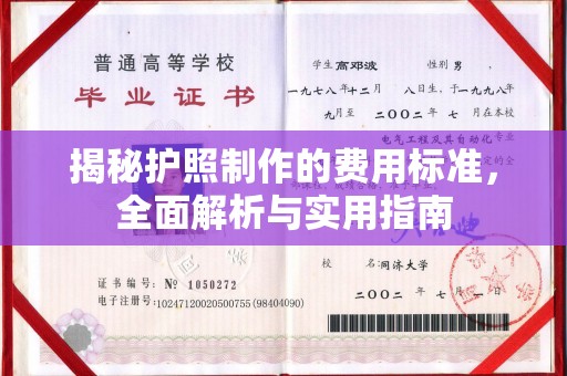 顺城揭秘护照制作的费用标准，全面解析与实用指南