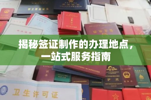 顺城揭秘签证制作的办理地点，一站式服务指南