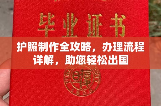 顺城护照制作全攻略，办理流程详解，助您轻松出国